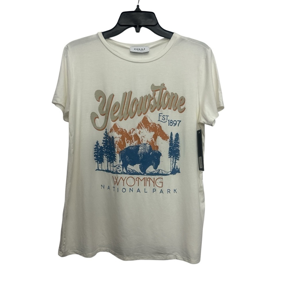 Gilli Yellowstone National Park Wyoming Graphic Tee Size Medium NWT